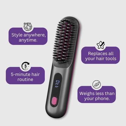 The Glow Wave™ | Wireless Heated Brush